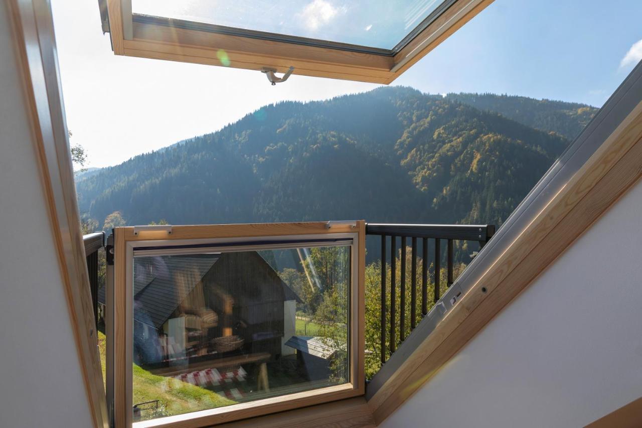 Charmante Gaestewohnung In Altem Bauernhaus In Alpiner Alleinlage Stanz Im Murztal Exteriör bild